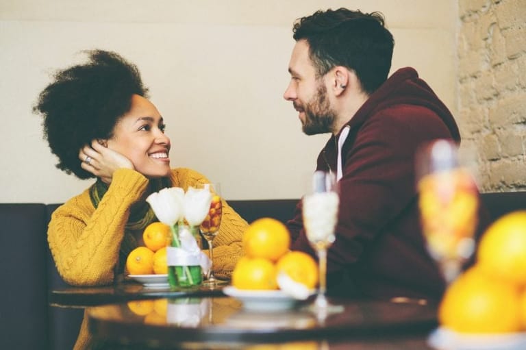 Couple on a date