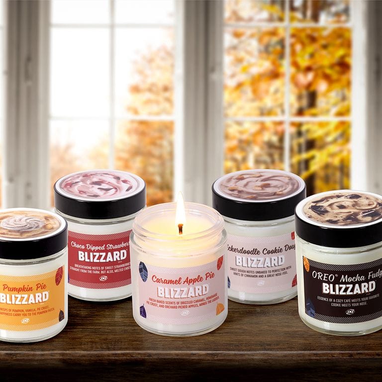 Dairy Queen Released A Fall Candle Collection Inspired By Blizzards