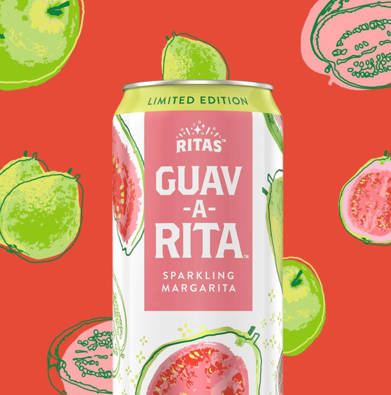 Ritas Is Releasing A Guava-Flavored Sparkling Margarita That You Can Drink Straight From The Can