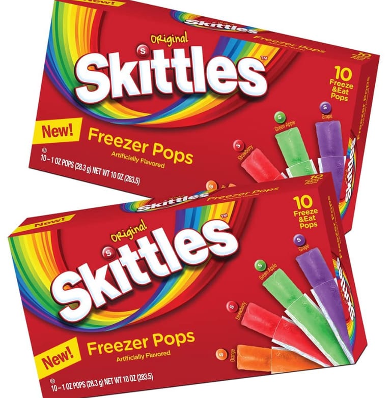 These Skittles Freezer Pops Make Your Fav Candy Into A Delicious Frozen Dessert