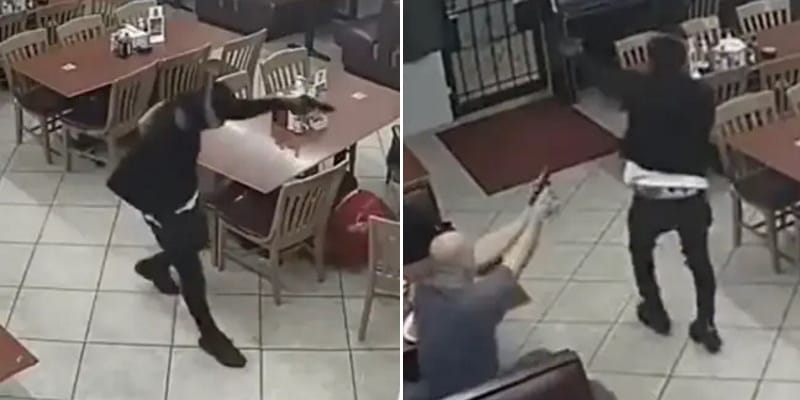 Armed Robber Killed At Restaurant After Being Shot By Customer