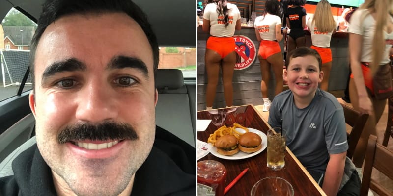 Dad Takes 9-Year-Old Son To Hooters To Celebrate Good Grades