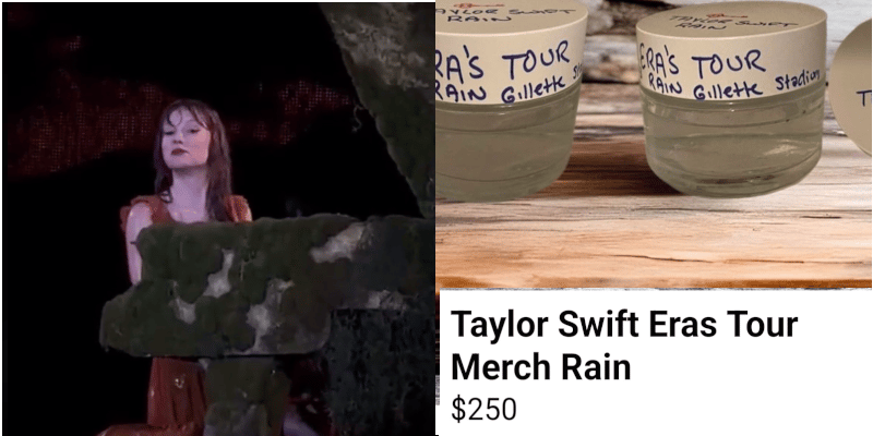 Swifties Are At It Again! Taylor Swift Fan Selling Rain Water That Fell During Eras Tour For $250