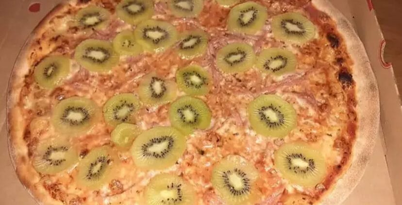 Some Maniac Put Kiwi On Pizza Because Pineapple Wasn’t Bad Enough