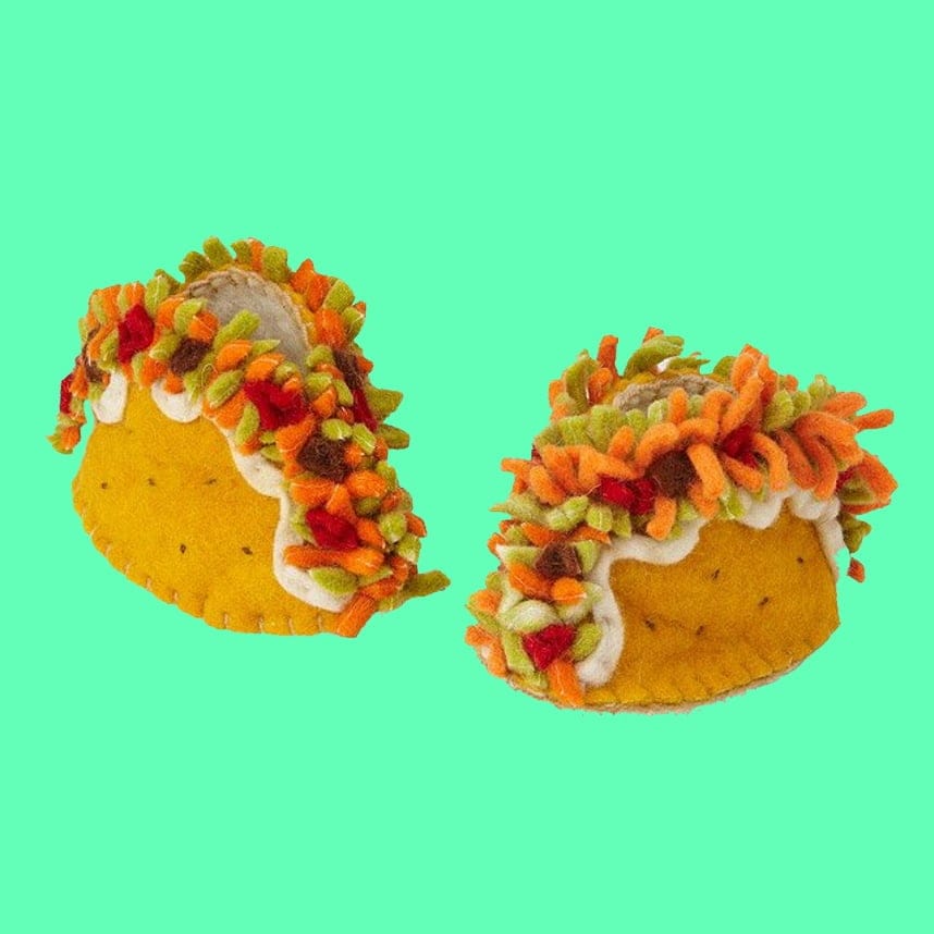 These Baby Taco Booties Will Let Your Little One Fiesta In Style