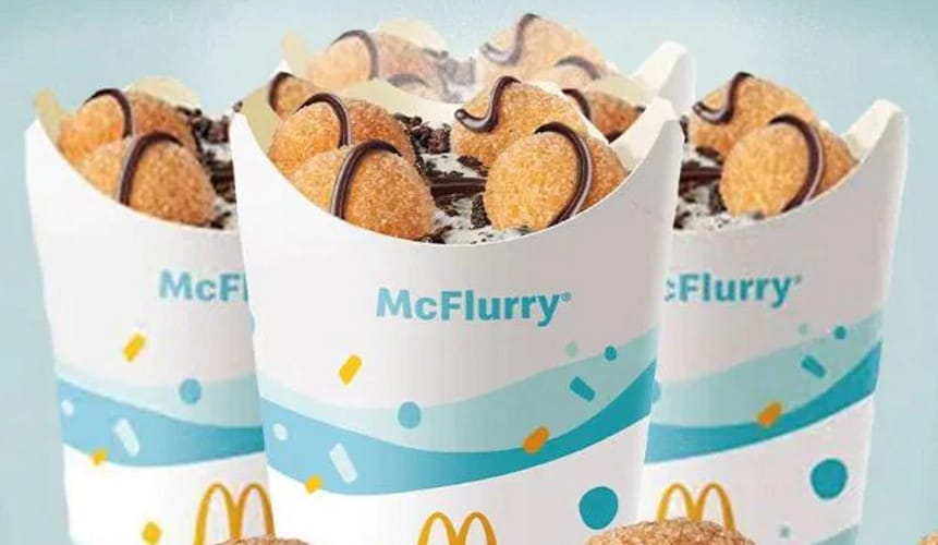 McDonald’s Has A Cinnamon Donut Ball McFlurry That’s Like Two Desserts In One