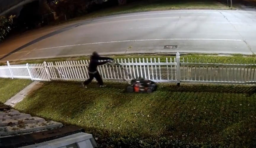 Texas Burglar Cuts Victim’s Grass Before Leaving With Lawnmower
