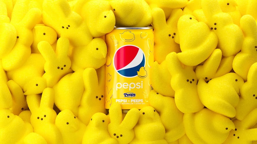 Pepsi And Peeps Have Teamed Up To Produce A Marshmallow-Flavored Soda In Time For Easter