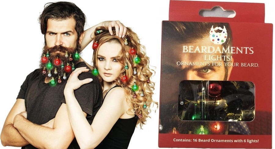 Christmas Lights For Beards Exist For The Rugged Man In Your Life