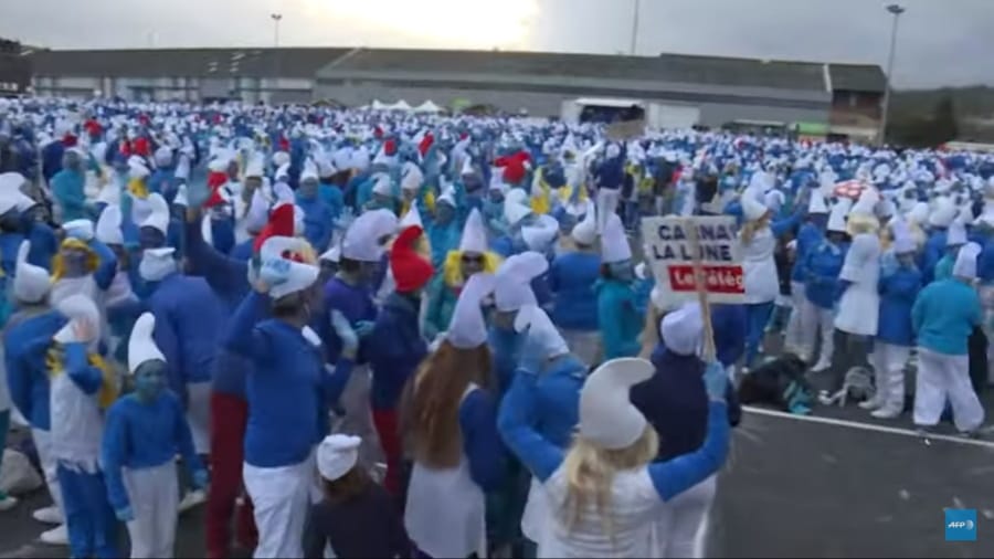 World Record-Breaking Smurf Festival Held In France, Because Who Cares About Coronavirus?