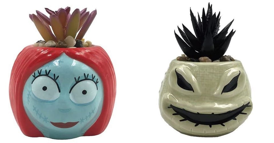 nightmare before christmas succulent planters