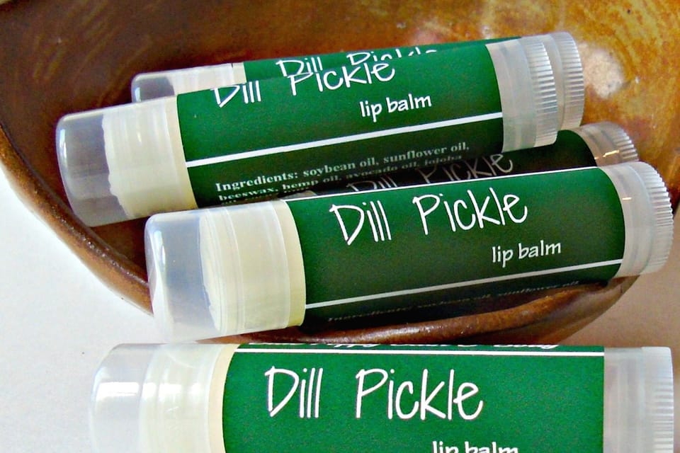 Dill Pickle Lip Balm Exists Now And My Life Is Complete
