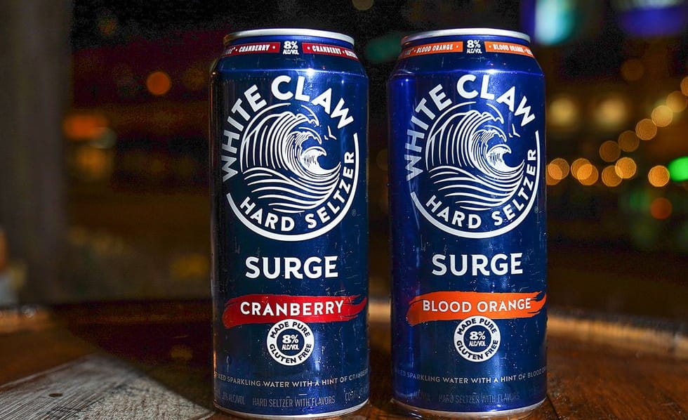 White Claw’s New Hard Seltzer Surge Has 60% More Alcohol Than The Original Cans
