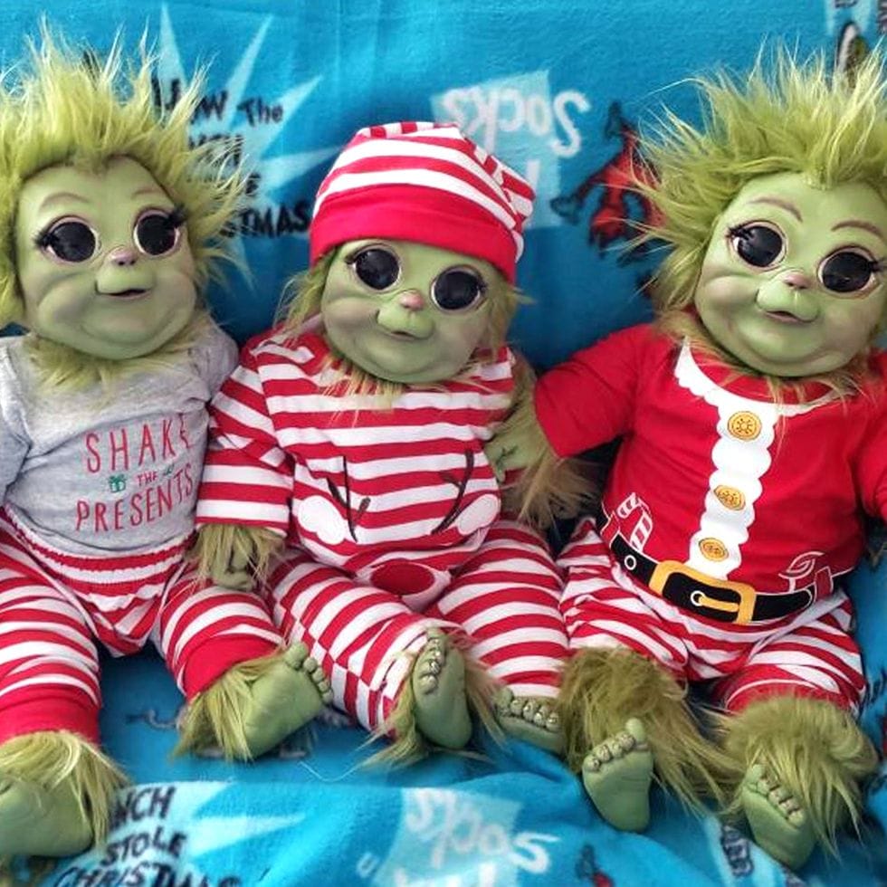 These Baby Grinch Dolls Will Make A Great Addition To Your Christmas Decor