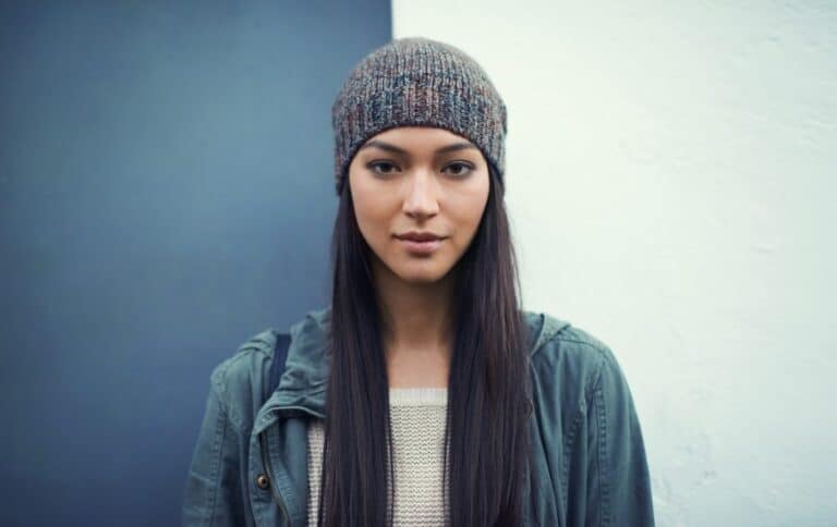 woman serious portrait