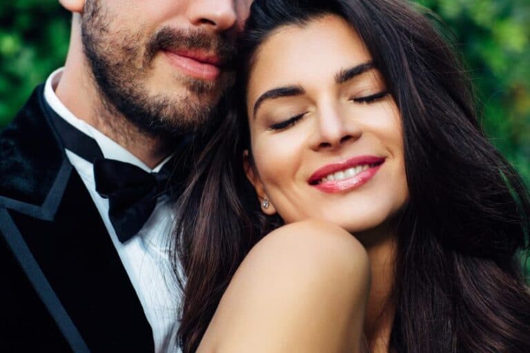 woman man couple wedding