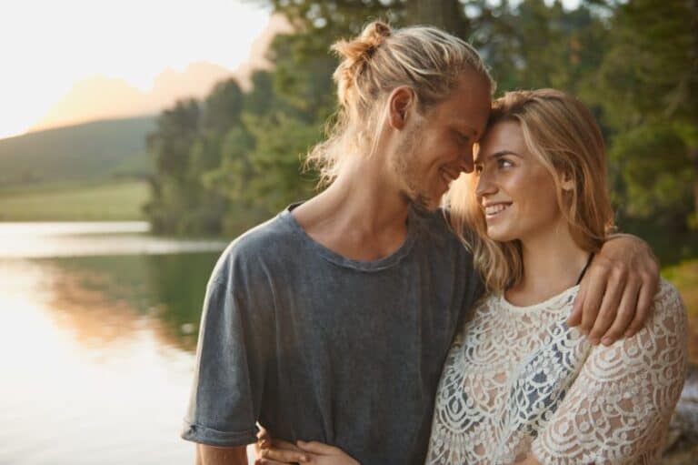 Let's live together forever at the lake