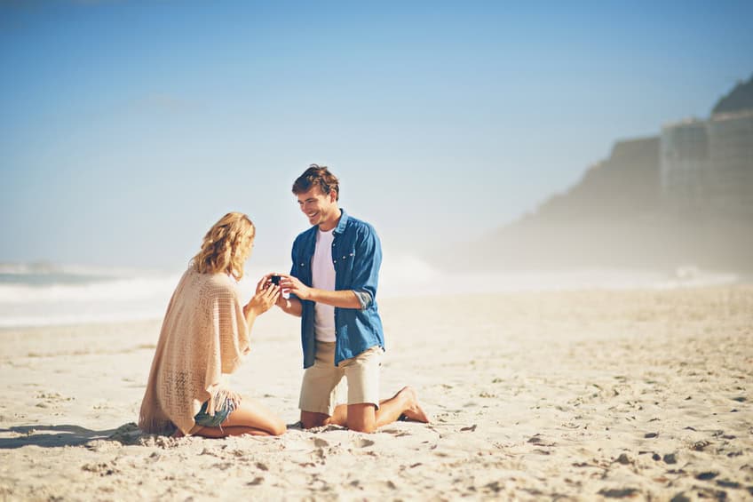 Full length shot of a young man proposing