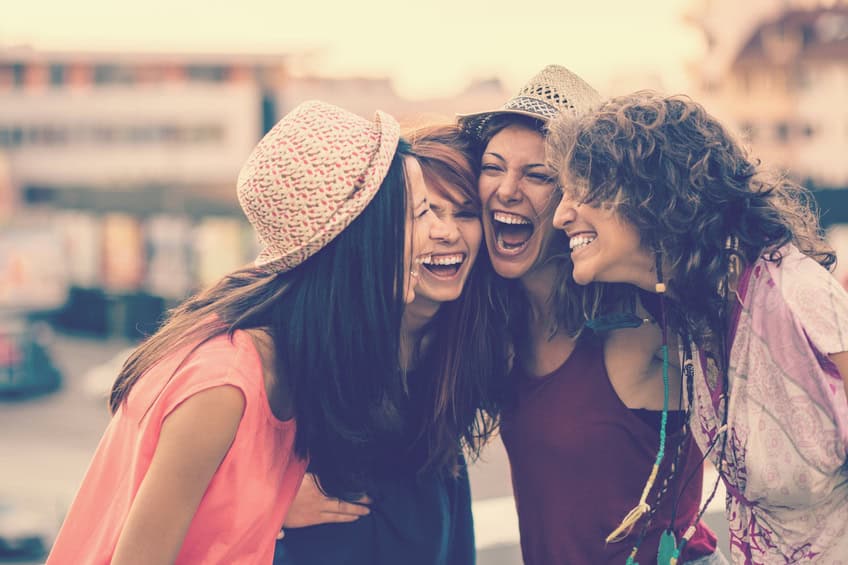 women friends summer outside