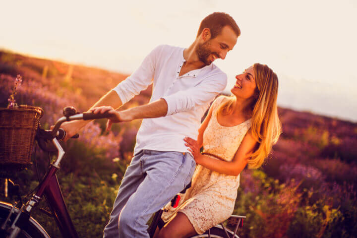 Love at the lavender field
