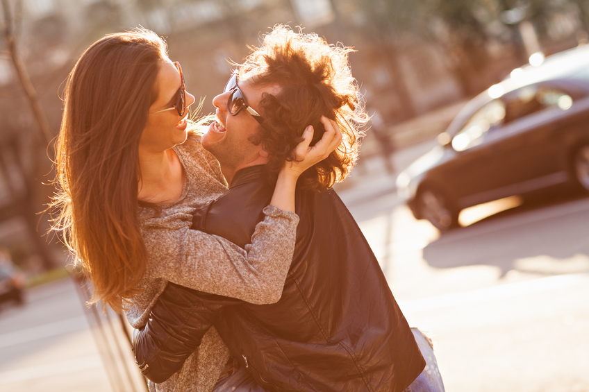 Happy young couple