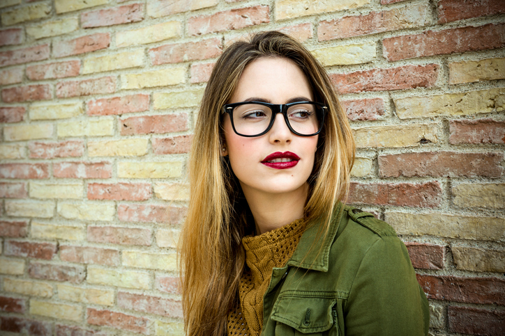 hipster girl pretty portrait