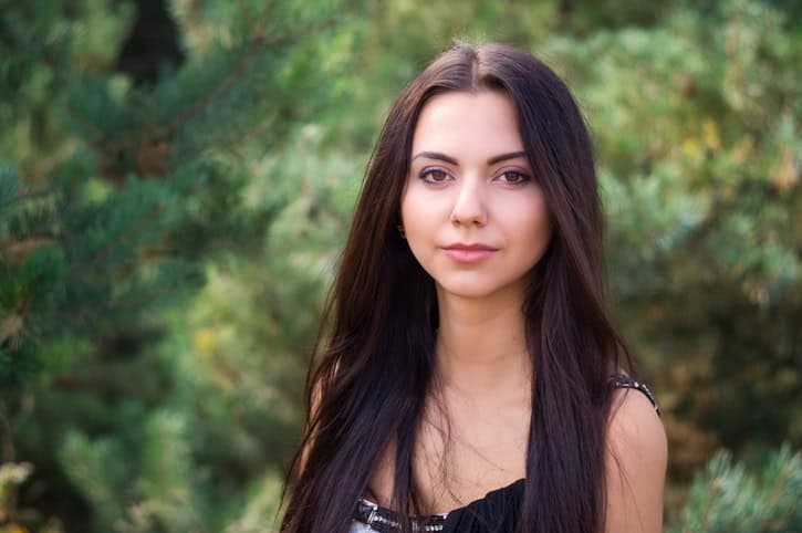 young woman portrait beautiful
