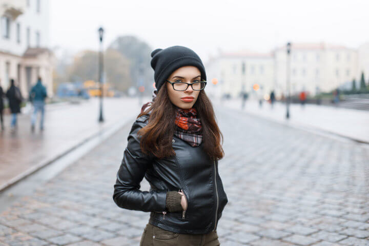 Fashion look.glamor lifestyle brunette woman model