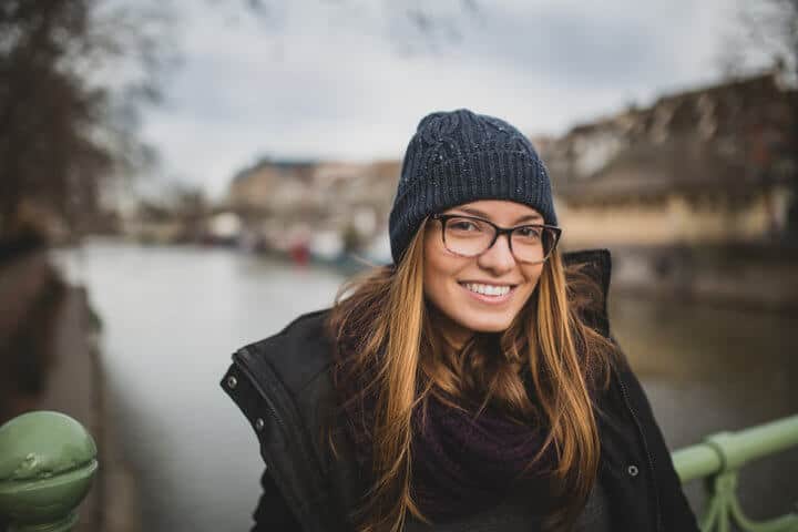 Beautiful hipster girl