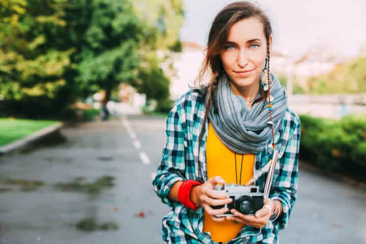 Girl outside