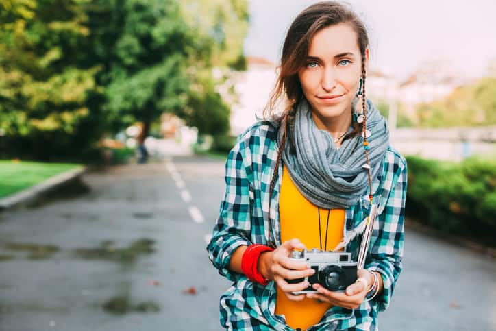 Girl outside