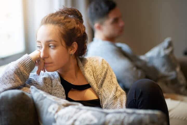 young couple fighting argument love dating