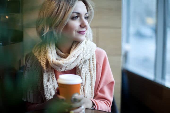 Woman in Cafe