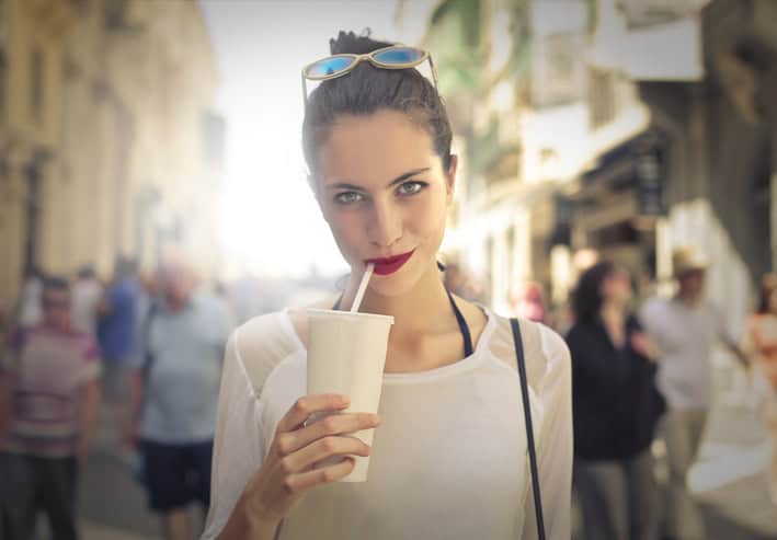 beautiful woman city travel