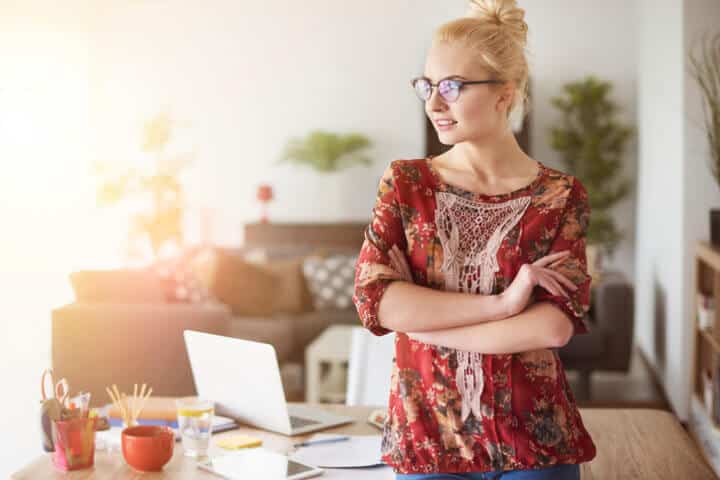 Business woman in office