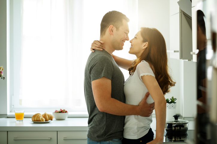 Young couple enjoying life together