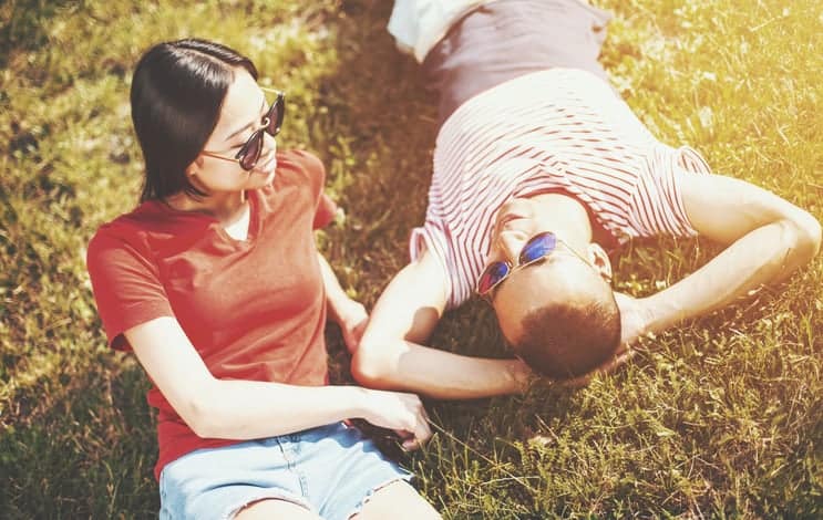 Lazy day in a park.