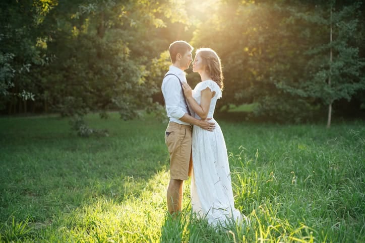 Two people in love