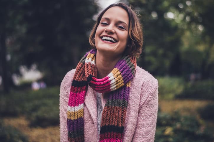 Happy woman