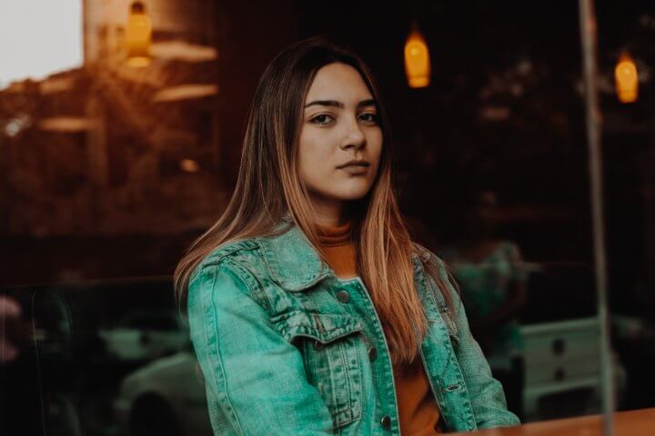 serious young woman