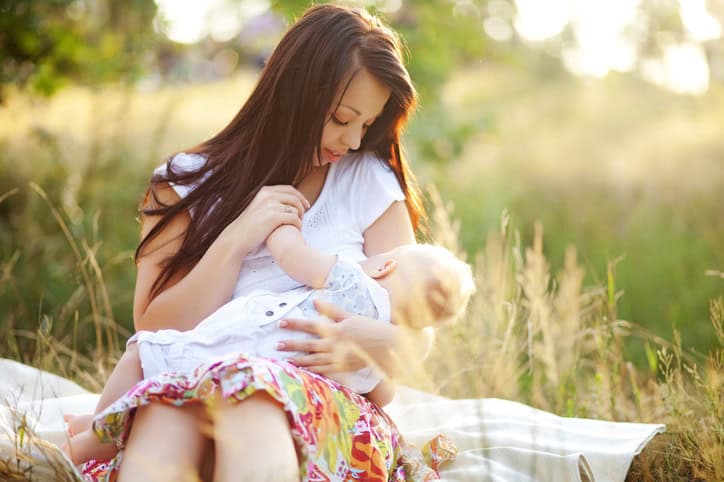 beautiful people on summer day