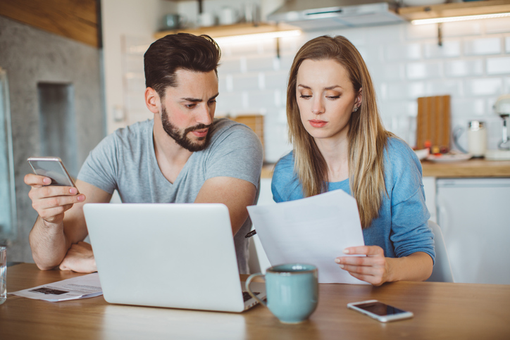 couple discussing their finances