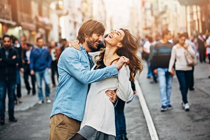 Happy young couple