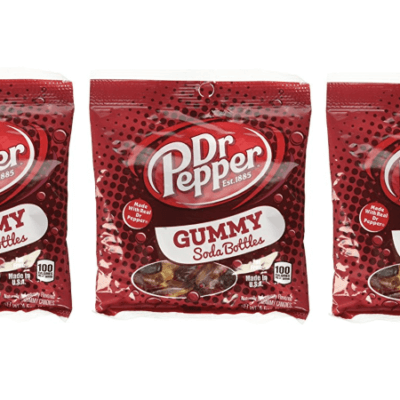 Dr. Pepper Gummy Soda Bottles Taste Just Like The Real Thing & They’re Delicious