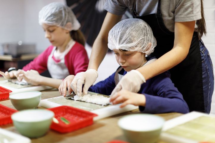 Cooking classes for children.