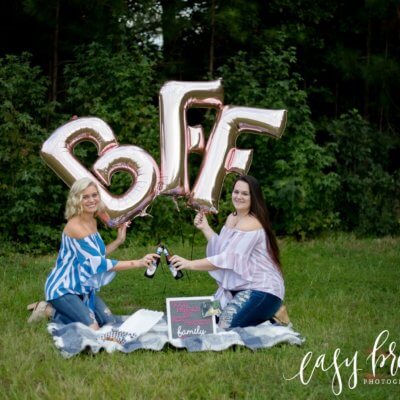 BFFs Celebrate 23 Years Of Friendship With Fried Chicken And Beer Photoshoot