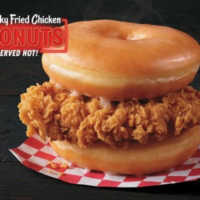KFC Is Selling A Glazed Donut Chicken Sandwich And I’m Suddenly Starving
