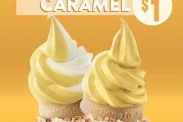 McDonald’s Popcorn Caramel Ice Cream Is The Soft Serve Flavor Dreams Are Made Of