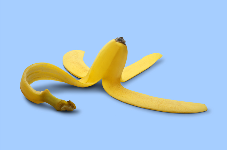 Banana peel.