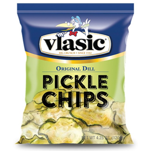 Vlasic dill pickle chips.
